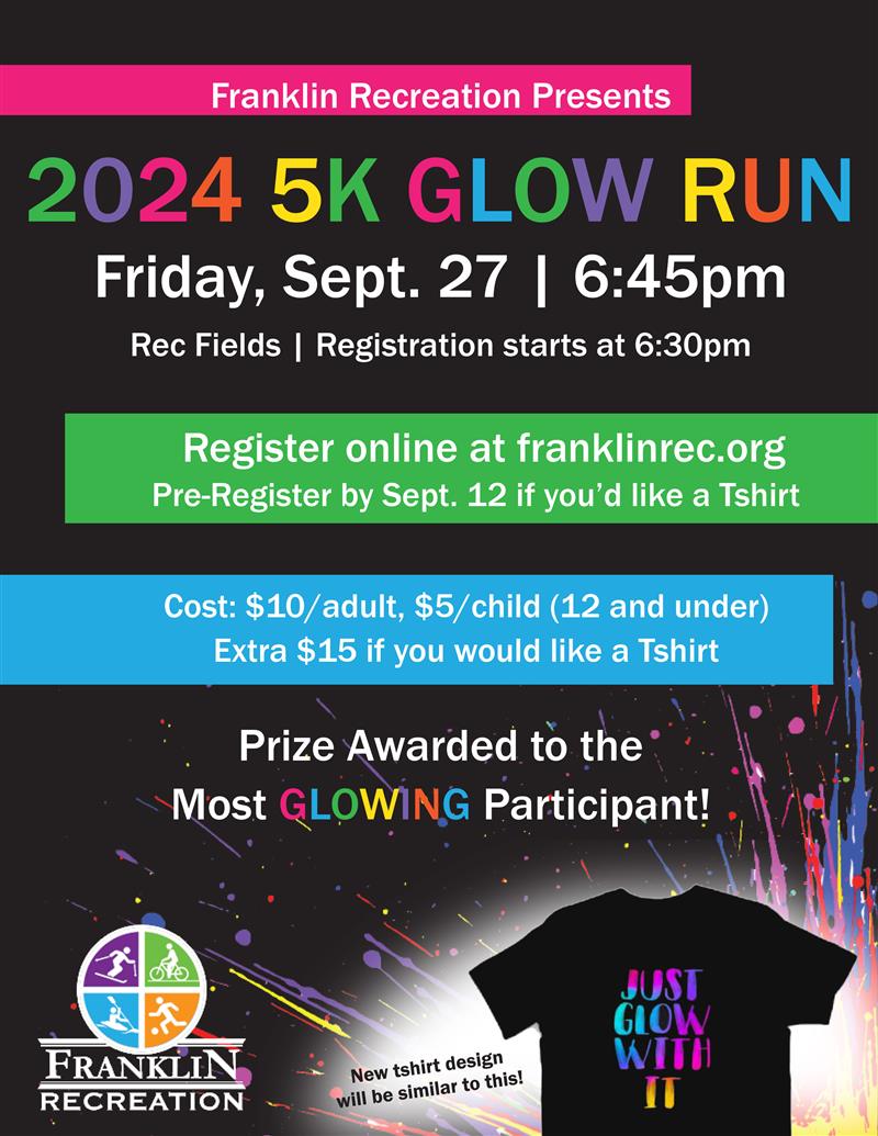 2024 Glow Run Flyer